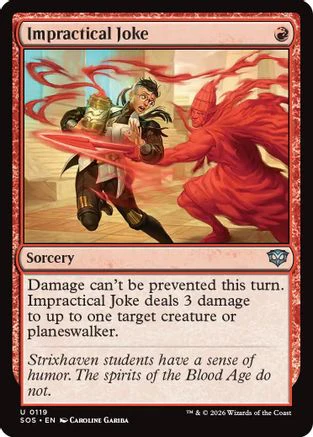 Impractical Joke (SOS-119) - Secrets of Strixhaven Foil [Uncommon]