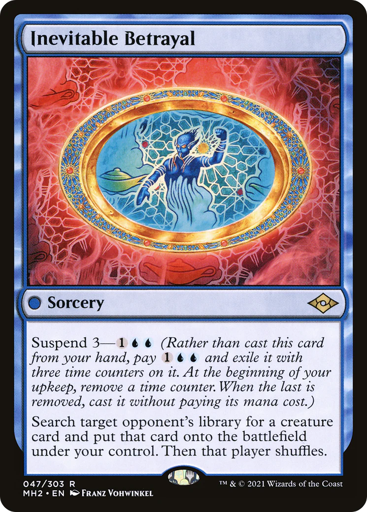 Inevitable Betrayal (MH2-047) - Modern Horizons 2 Foil [Rare]