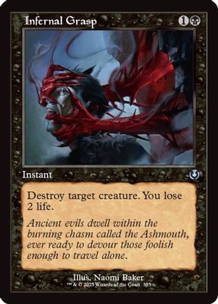 Infernal Grasp (Retro Frame) (INR-385) - Innistrad Remastered [Uncommon]