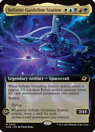 Infinite Guideline Station (Extended Art) (EOE-348) - Edge of Eternities [Rare]