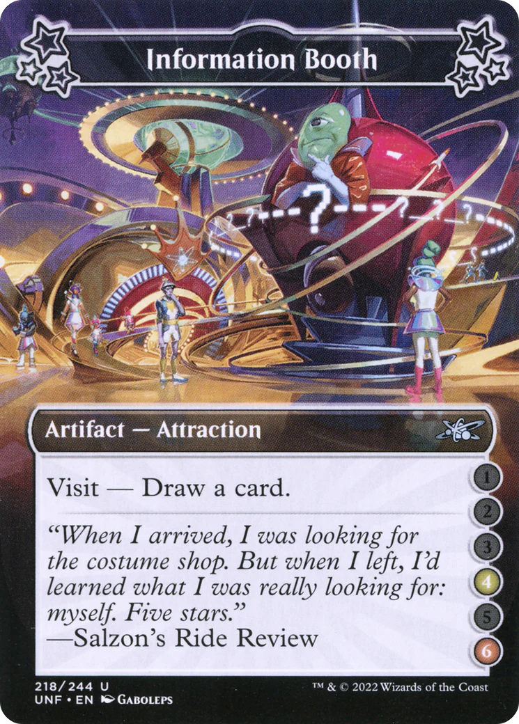 Information Booth (UNF-218C) - Unfinity Foil [Uncommon]