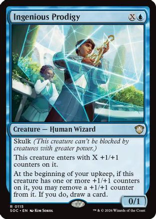 Ingenious Prodigy (SOC-115) - Commander: Secrets of Strixhaven [Rare]