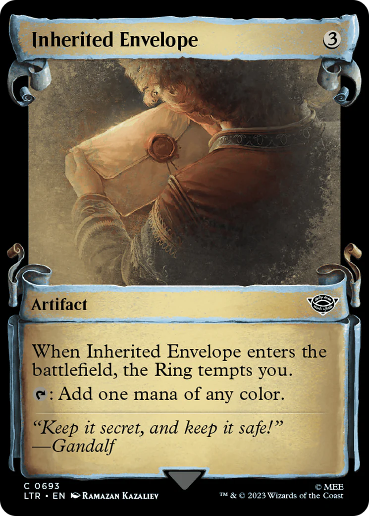 Inherited Envelope (LTR-693) - The Lord of the Rings: Tales of Middle-earth: (Showcase) Scroll Foil [Common]