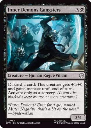Inner Demons Gangsters (SPM-057) - Marvel's Spider-Man Foil [Common]