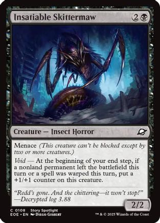 Insatiable Skittermaw (EOE-108) - Edge of Eternities Foil [Common]