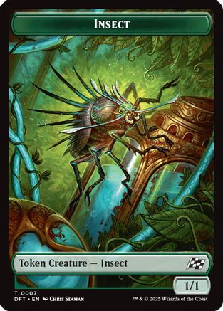 Insect // Elephant Double-Sided Token (DFT-7 // 6) - Aetherdrift [Token]