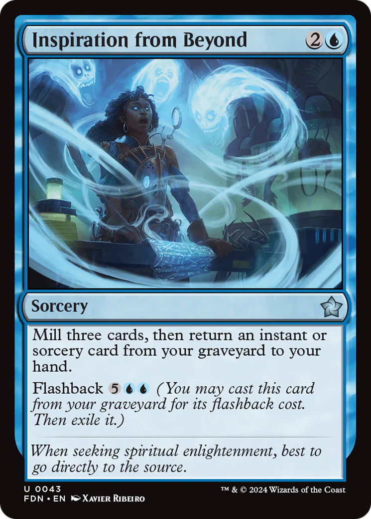 Inspiration from Beyond (FDN-043) - Foundations Foil [Uncommon]