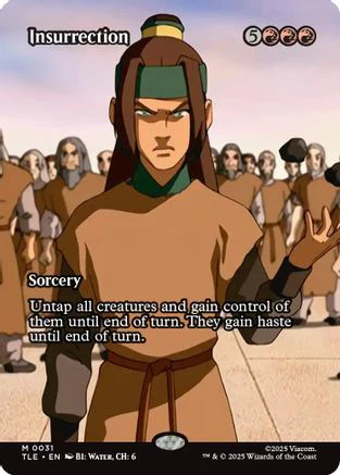 Insurrection (Borderless) (TLE-031) - Avatar: The Last Airbender: Eternal-Legal [Mythic]