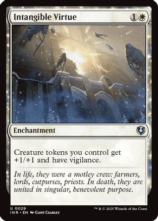 Intangible Virtue (INR-029) - Innistrad Remastered Foil [Uncommon]