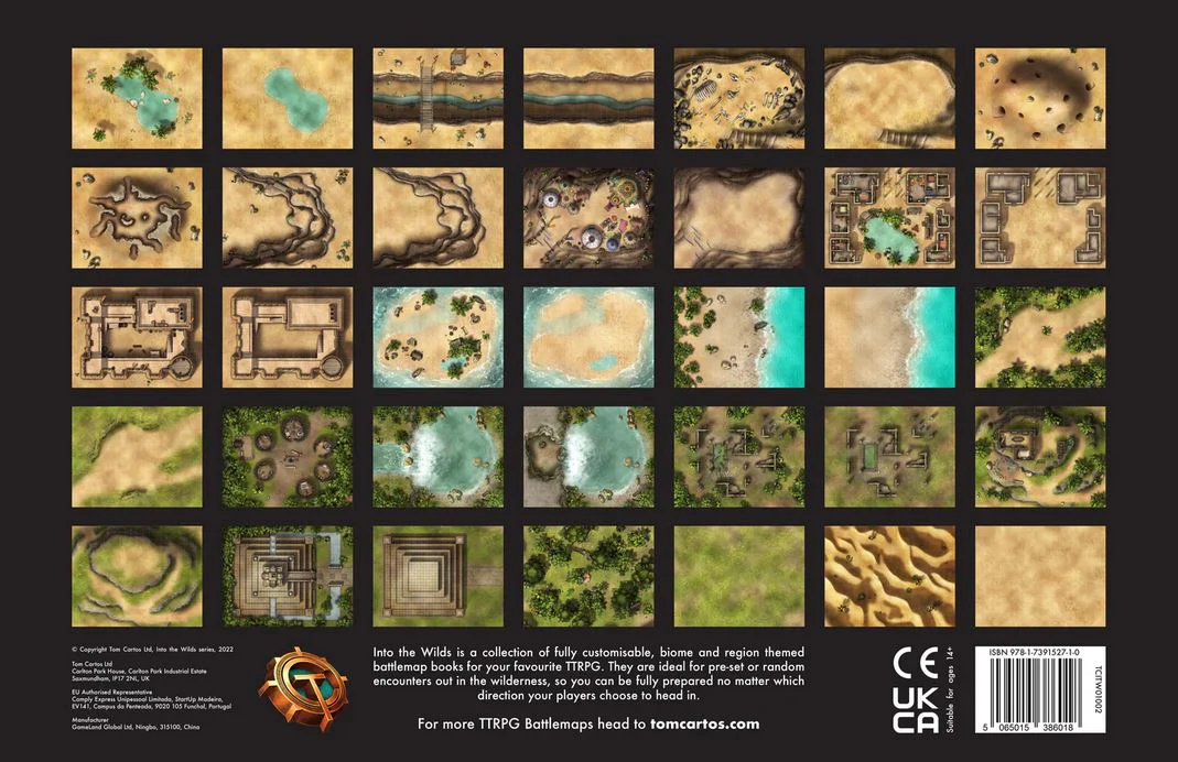 Into the Wilds Battlemap Books - Deserts & Jungles - Image 2