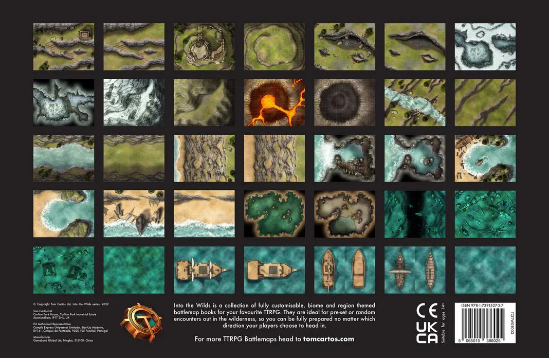 Into the Wilds Battlemap Books - Mountains & Oceans *PRE-ORDER* - Image 2