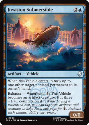 Invasion Submersible (TLA-057) - Avatar: The Last Airbender Foil [Common]