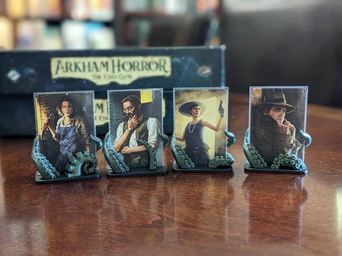 Top Shelf Gamer - Investigator Card Stands compatible with Arkham Horror LCG™ (set of 4) - Image 2