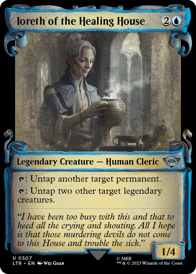 Ioreth of the Healing House (LTR-507) - The Lord of the Rings: Tales of Middle-earth: (Showcase) Scroll Foil [Uncommon]