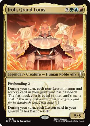 Iroh, Grand Lotus (TLA-227) - Avatar: The Last Airbender Foil [Rare]