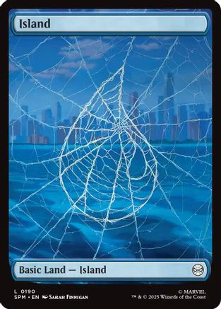 Island (0190) (SPM-190) - Marvel's Spider-Man Foil [Land]