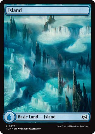 Island (0273) (TDM-273) - Tarkir: Dragonstorm [Land]