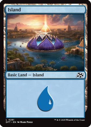 Island (0281) (DFT-281) - Aetherdrift [Land]