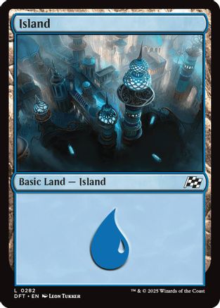 Island (0282) (DFT-282) - Aetherdrift [Land]