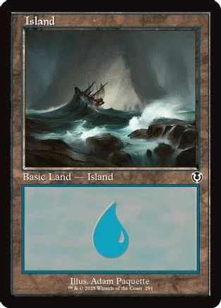 Island (291) (Retro Frame) (INR-291) - Innistrad Remastered Foil [Land]