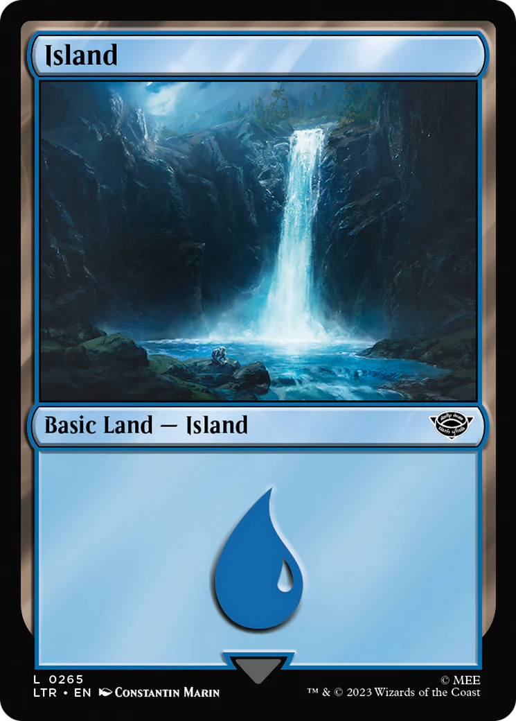 Island (LTR-265) - The Lord of the Rings: Tales of Middle-earth Foil [Common]
