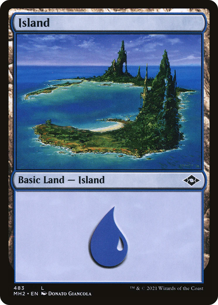 Island (MH2-483) - Modern Horizons 2 Foil [Common]