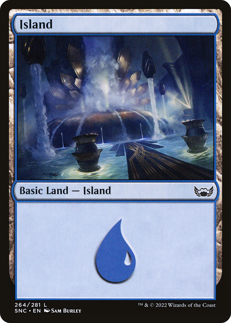 Island (SNC-264) - Streets of New Capenna Foil [Common]
