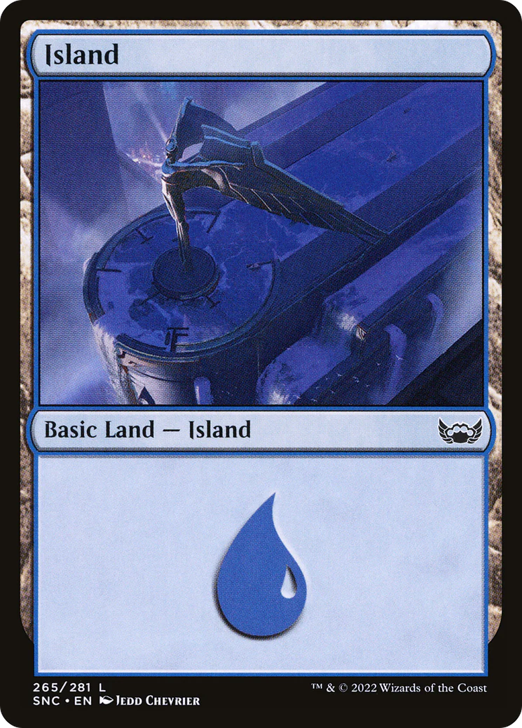 Island (SNC-265) - Streets of New Capenna Foil [Common]
