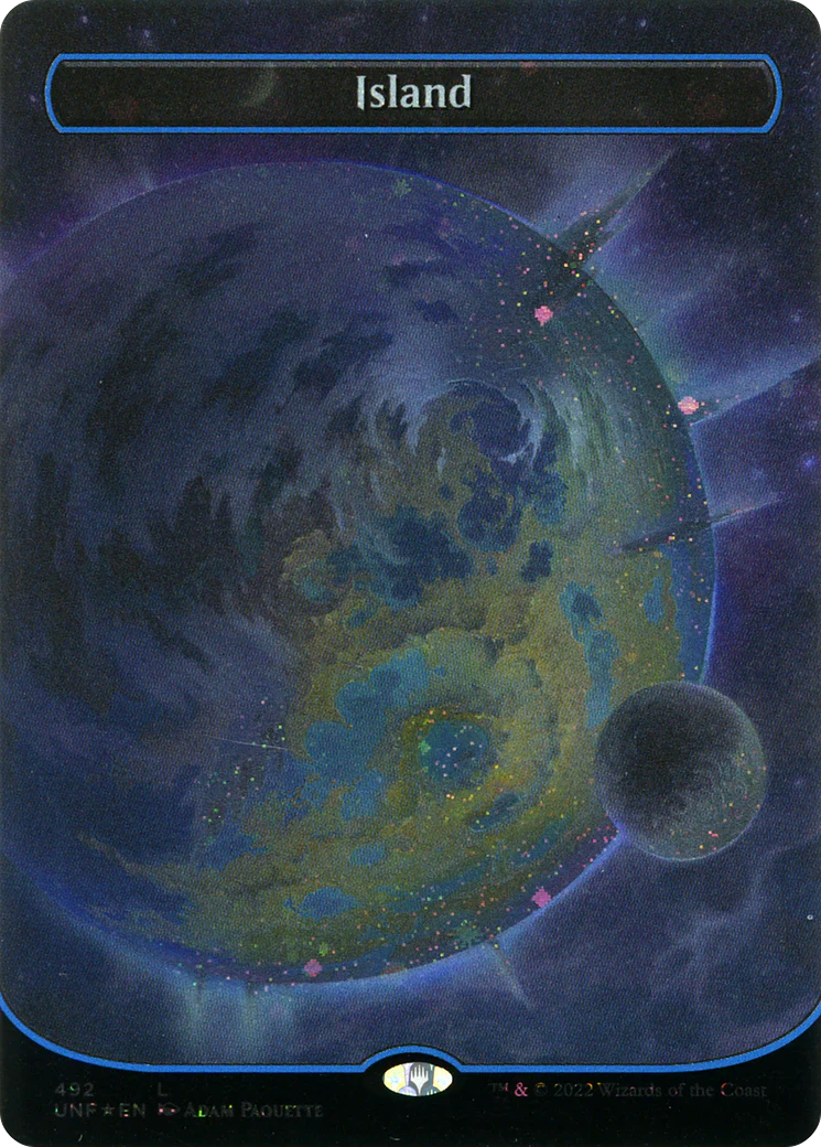 Island (UNF-492) - Unfinity Galaxy Foil [Common]