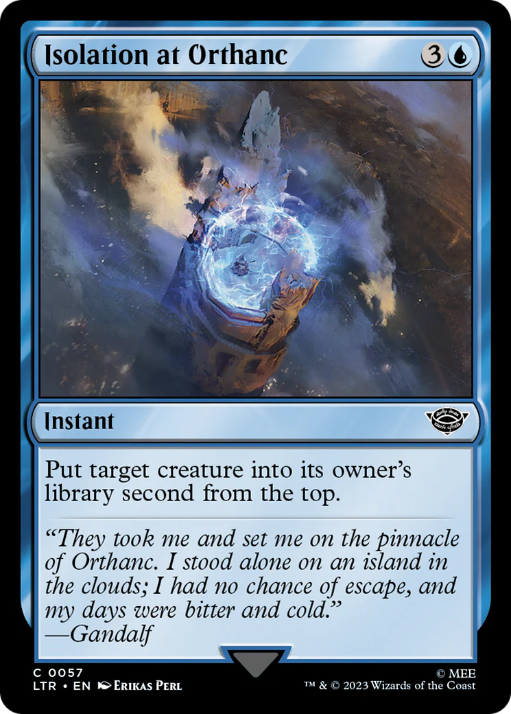 Isolation at Orthanc (LTR-057) - The Lord of the Rings: Tales of Middle-earth [Common]