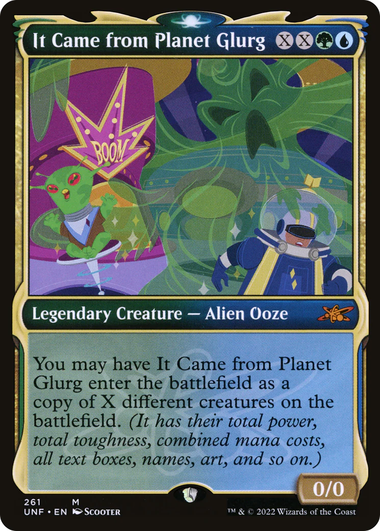It Came from Planet Glurg (UNF-261) - Unfinity: (Showcase) Foil [Mythic]