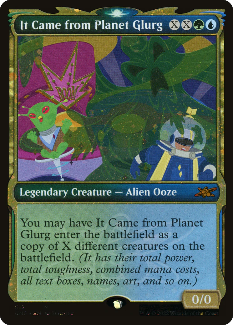 It Came from Planet Glurg (UNF-512) - Unfinity: (Showcase) Galaxy Foil [Mythic]