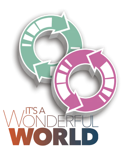 It's A Wonderful World: Printed Wooden Turn Track