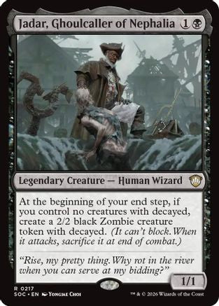 Jadar, Ghoulcaller of Nephalia (SOC-217) - Commander: Secrets of Strixhaven [Rare]