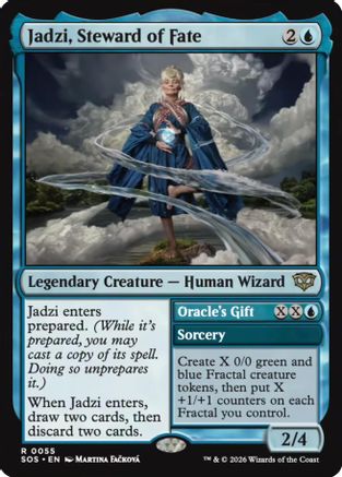 Jadzi, Steward of Fate (SOS-055) - Secrets of Strixhaven [Rare]