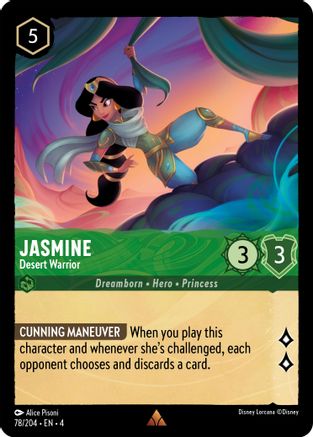 Jasmine - Desert Warrior (78/204) - Ursulas Return  [Rare]