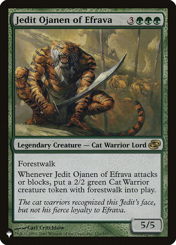 Jedit Ojanen of Efrava (PLST-PLC-131) - The List [Rare]