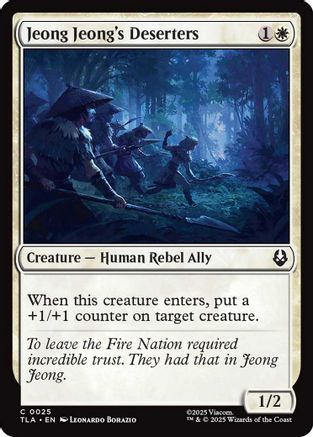 Jeong Jeong's Deserters (TLA-025) - Avatar: The Last Airbender [Common]