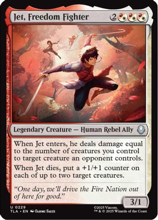 Jet, Freedom Fighter (TLA-229) - Avatar: The Last Airbender [Uncommon]
