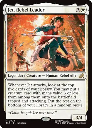 Jet, Rebel Leader (TLE-078) - Avatar: The Last Airbender: Eternal-Legal [Rare]