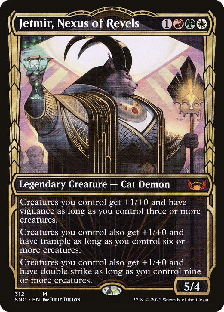 Jetmir, Nexus of Revels (SNC-312) - Streets of New Capenna: (Showcase) Foil [Mythic]