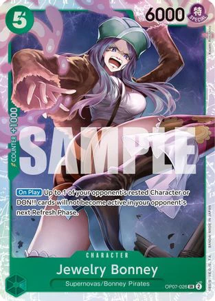 Jewelry Bonney (026) (OP07-026) - 500 Years in the Future Foil [Super Rare]