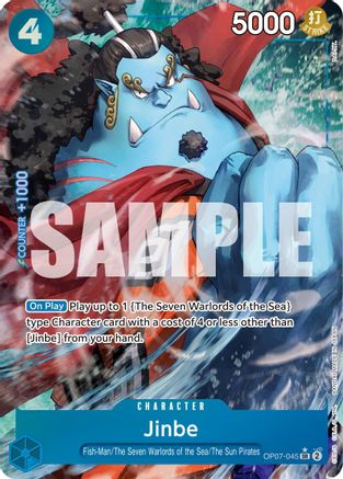 Jinbe (045) (Parallel) (OP07-045) - 500 Years in the Future Foil [Super Rare]