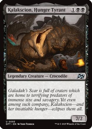 Kalakscion, Hunger Tyrant (DFT-093) - Aetherdrift [Uncommon]