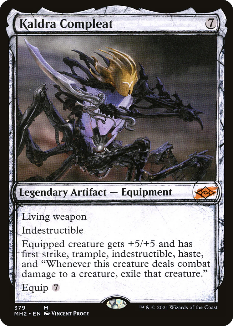 Kaldra Compleat (MH2-379) - Modern Horizons 2: (Showcase) Foil [Mythic]