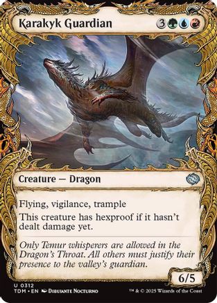 Karakyk Guardian (Showcase) (TDM-312) - Tarkir: Dragonstorm [Uncommon]