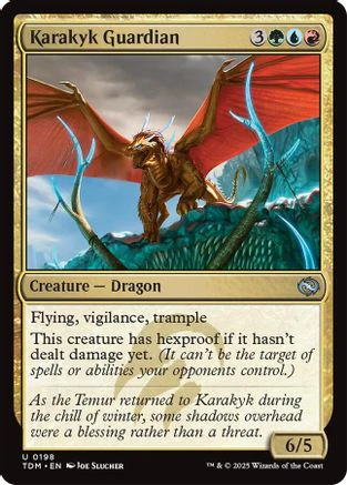 Karakyk Guardian (TDM-198) - Tarkir: Dragonstorm [Uncommon]