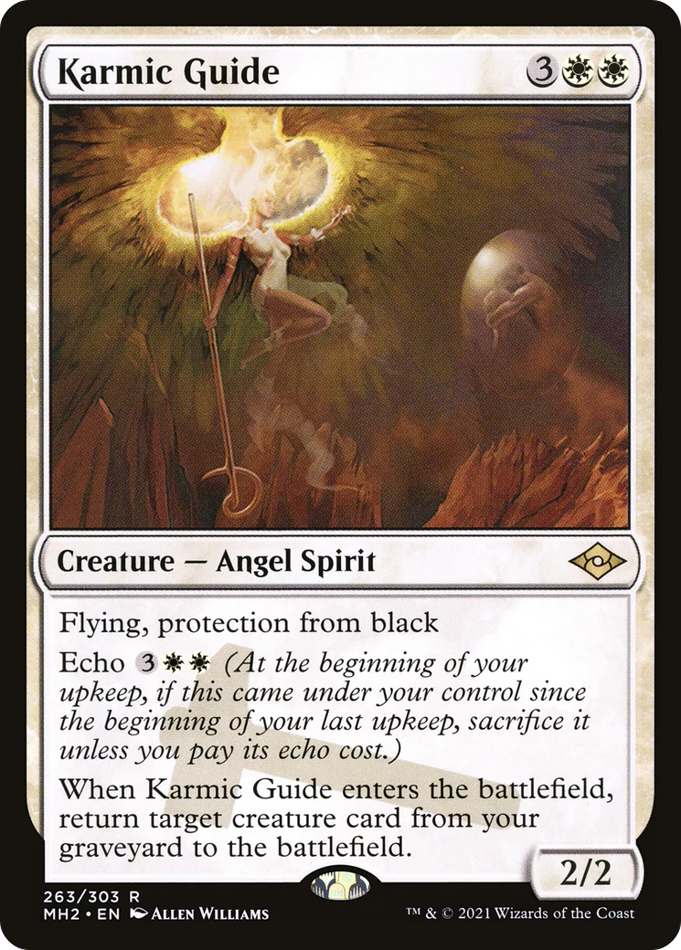 Karmic Guide (MH2-263) - Modern Horizons 2 Etched Foil [Rare]
