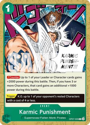 Karmic Punishment (OP07-035) - 500 Years in the Future  [Common]