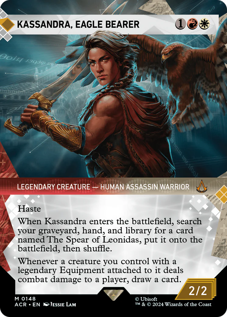 Kassandra, Eagle Bearer (ACR-148) - Assassin's Creed: (Showcase) (Borderless) [Mythic]